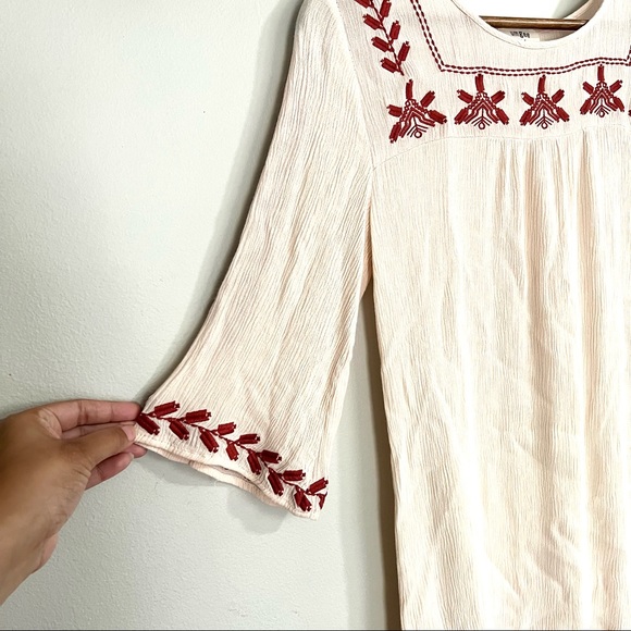 Umgee boho embroidered blouse small - Picture 3 of 6
